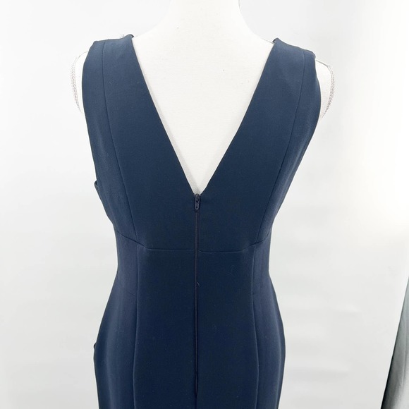 ASOS‎ Navy Bodycon Plunge Front Dress in Size 8 - Picture 3 of 9